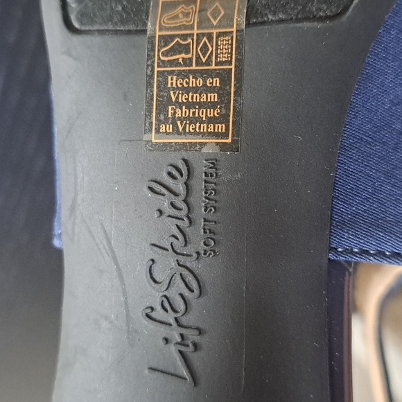 Ladies Life Stride Giovanna 2 Heels Blue Size 10 - Picture 11 of 12